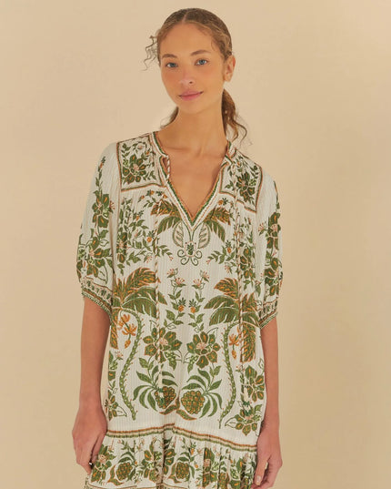 VESTIDO FARM ESTAMPADO CURTO MARI