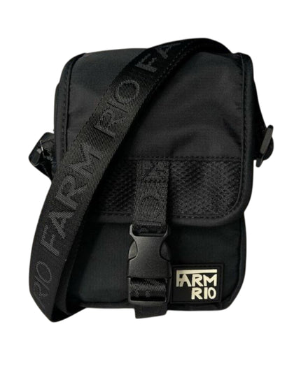 BOLSA FARM FERVO GRAFICO TROPI PRETA