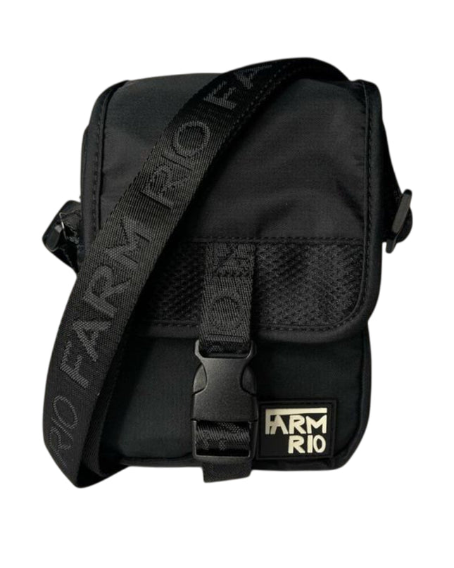 BOLSA FARM FERVO GRAFICO TROPI PRETA