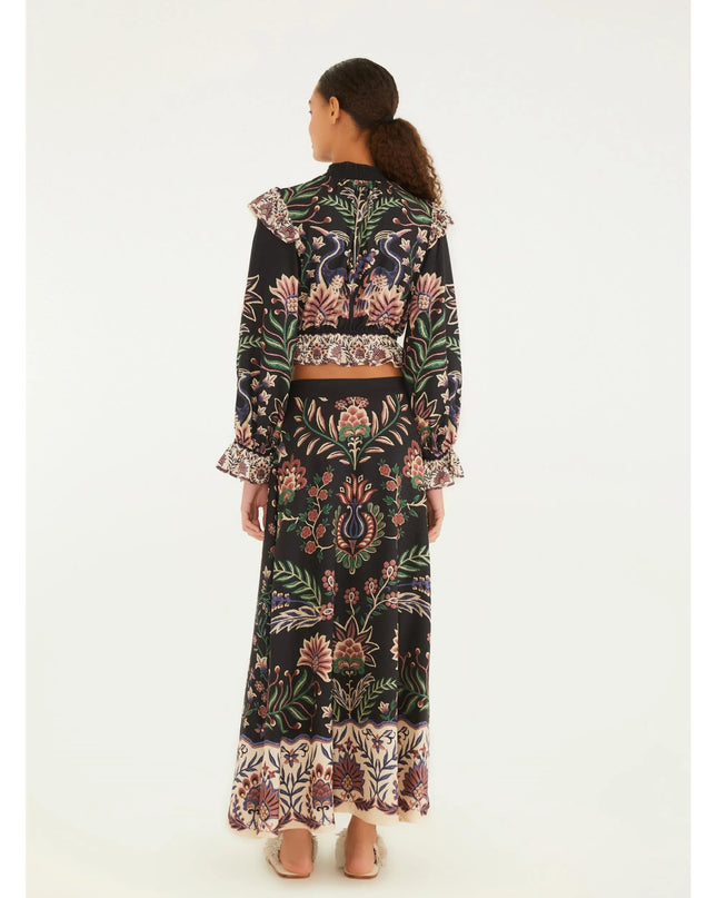 SAIA FARM EVASE ESTAMPADA JARDIM MARAVILHOSO