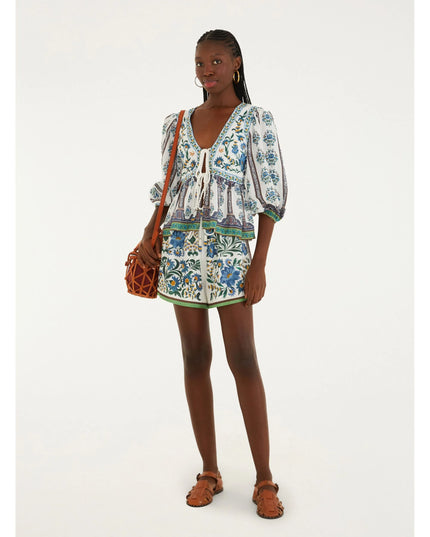 BATA FARM AMARRACAO ESTAMPADO MANOELA