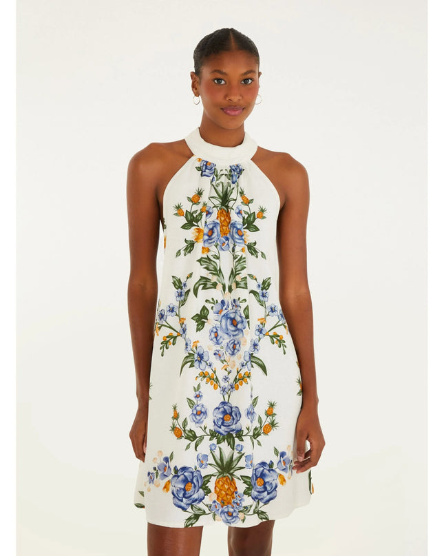 VESTIDO FARM CURTO ESTAMPADO FLORAL PENELOPE