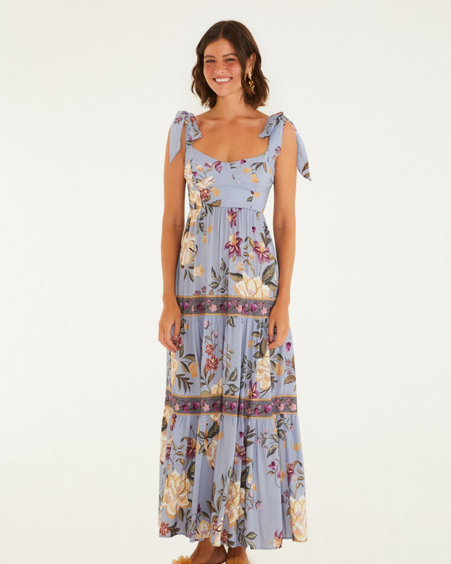 VESTIDO FARM CROPPED ESTAMPADO FLORAL BEATRIZ