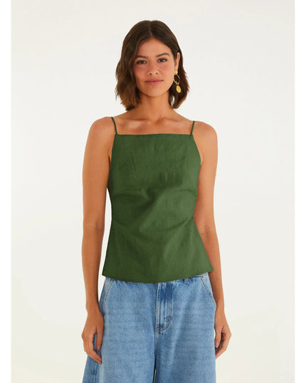 BLUSA FARM ALFAIATARIA ALCINHAS