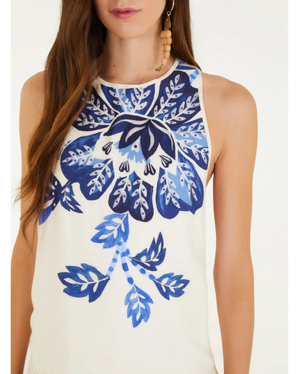 VESTIDO FARM LONGO ESTAMPADO PARAISO