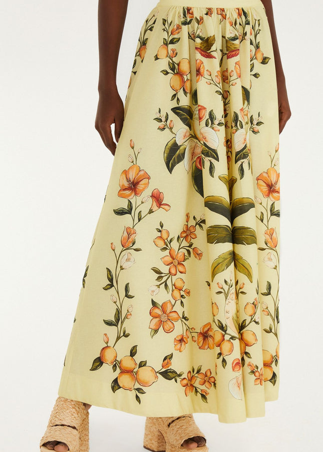 SAIA FARM EVASE ESTAMPADA BOSQUE CHIC