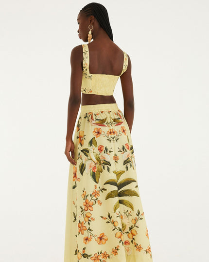 SAIA FARM EVASE ESTAMPADA BOSQUE CHIC