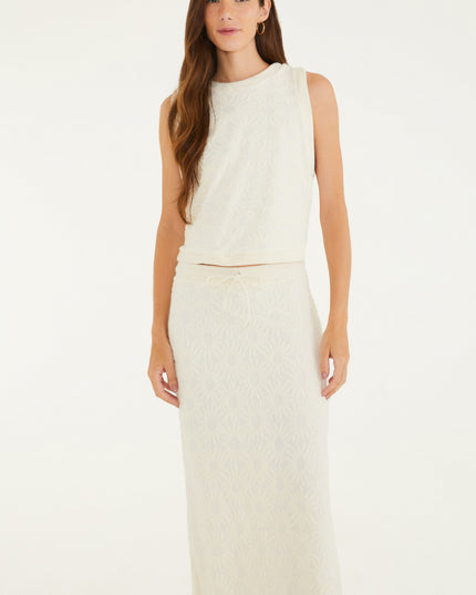 SAIA FARM RETA ATOALHADA OFF WHITE