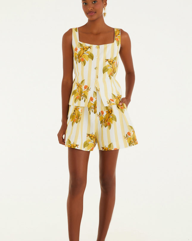 BERMUDA FARM ESTAMPADA PASSARO CHIC