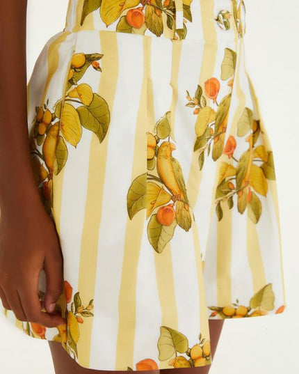 BERMUDA FARM ESTAMPADA PASSARO CHIC