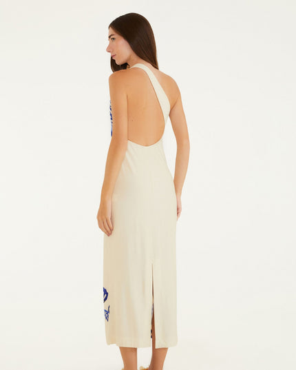 VESTIDO FARM OMBRO SO ESTAMPADO PARAISO