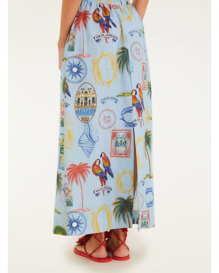 SAIA FARM ESTAMPADA TROPICAL VINTAGE