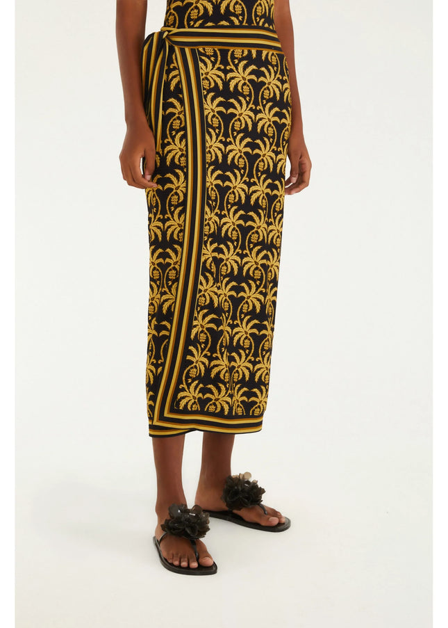 SAIA FARM MIDI ESTAMPADA TRANCOSO