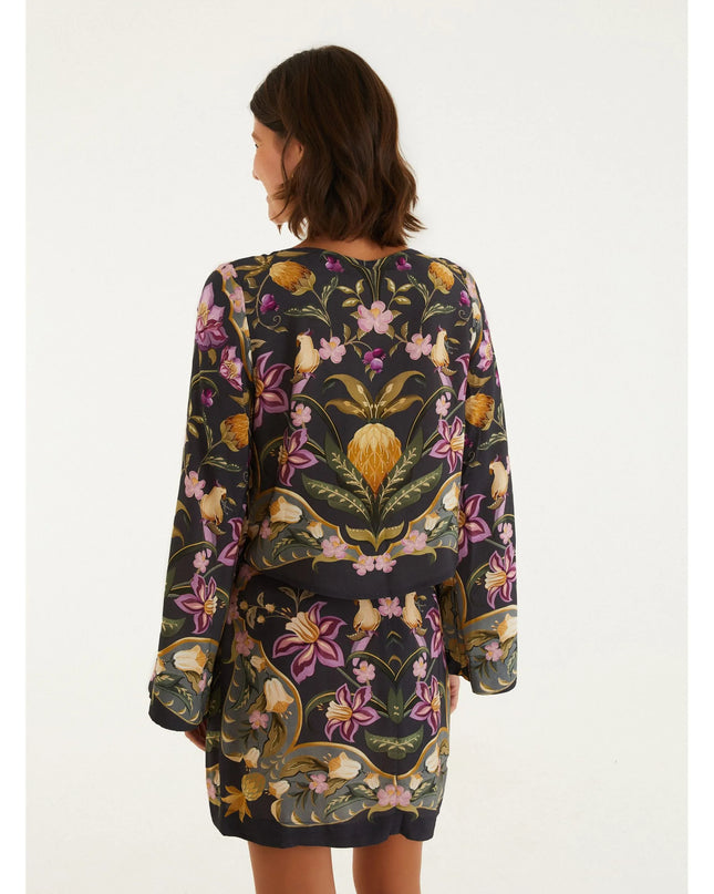 SAIA FARM ESTAMPADA LENCO FLORAL TALITA