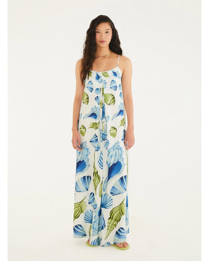 MACACAO FARM LONGO ESTAMPADO CONCHA LITORAL