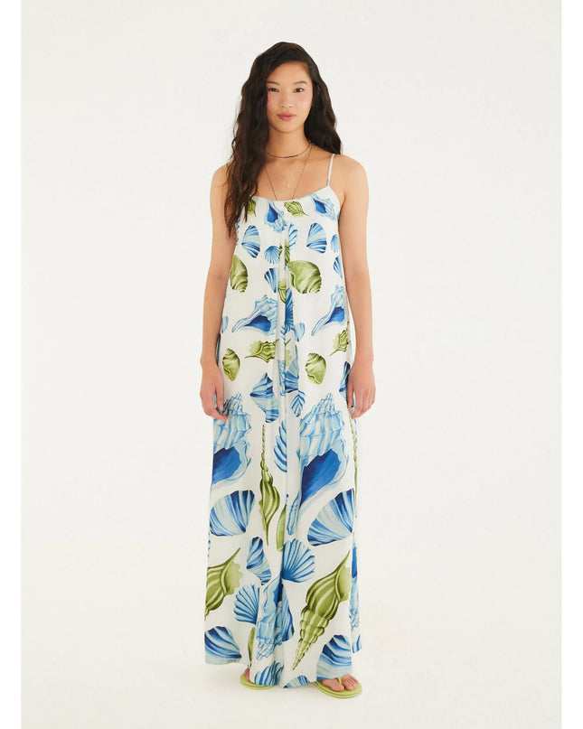 MACACAO FARM LONGO ESTAMPADO CONCHA LITORAL