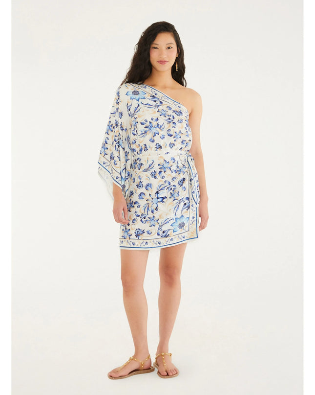 VESTIDO FARM ESTAMPADO AZULEJARIA