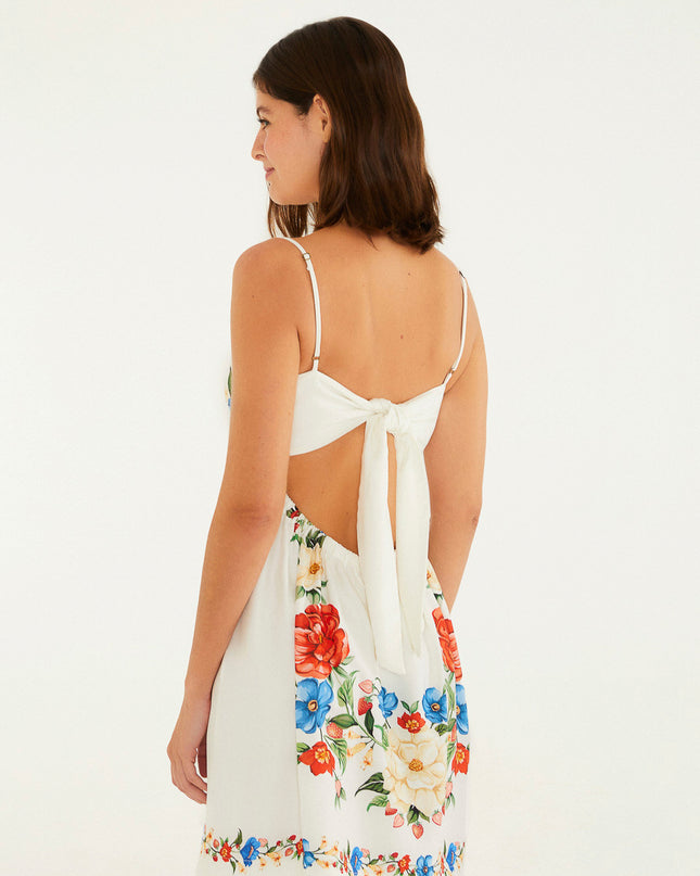 VESTIDO FARM CURTO FLORAL MARIANA