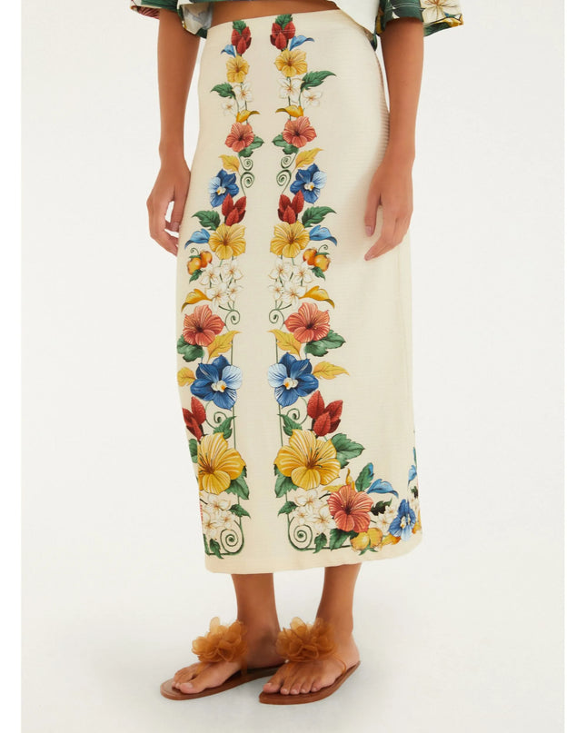 SAIA FARM RETA ESTAMPADO TROPICALZINHO