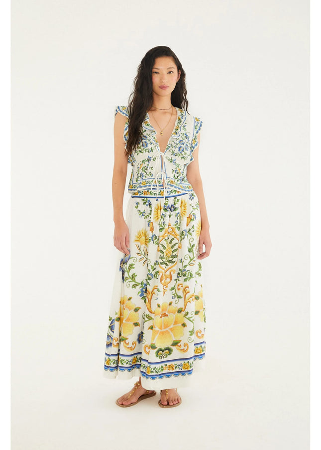 SAIA FARM ESTAMPADA FLORAL EMILIA