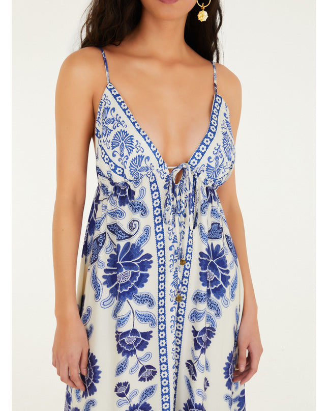 VESTIDO FARM ESTAMPADO VALENTINA LONGO