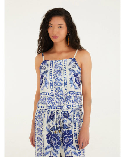 BLUSA FARM REGATA ESTAMPADA VALENTINA