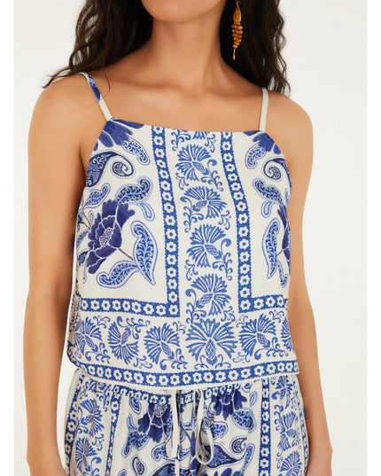 BLUSA FARM REGATA ESTAMPADA VALENTINA