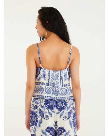 BLUSA FARM REGATA ESTAMPADA VALENTINA