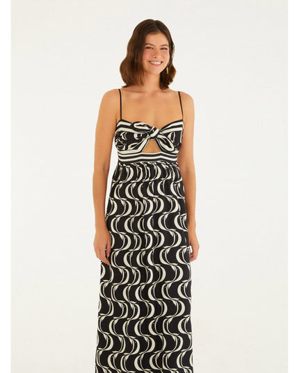 VESTIDO FARM NO ESTAMPADO PEIXE COPA