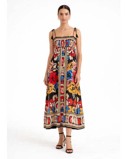 Vestido Farm Longo Antuerpia Lenço