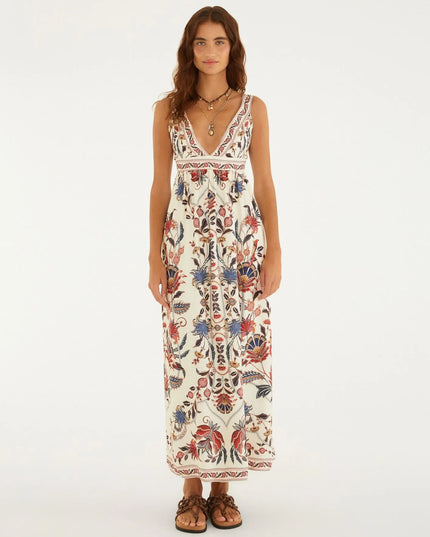 Vestido Cropped Estampado Bohoflor