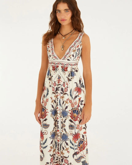 Vestido Cropped Estampado Bohoflor