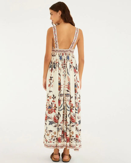 Vestido Cropped Estampado Bohoflor