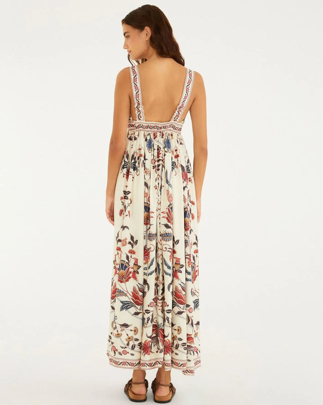 Vestido Cropped Estampado Bohoflor