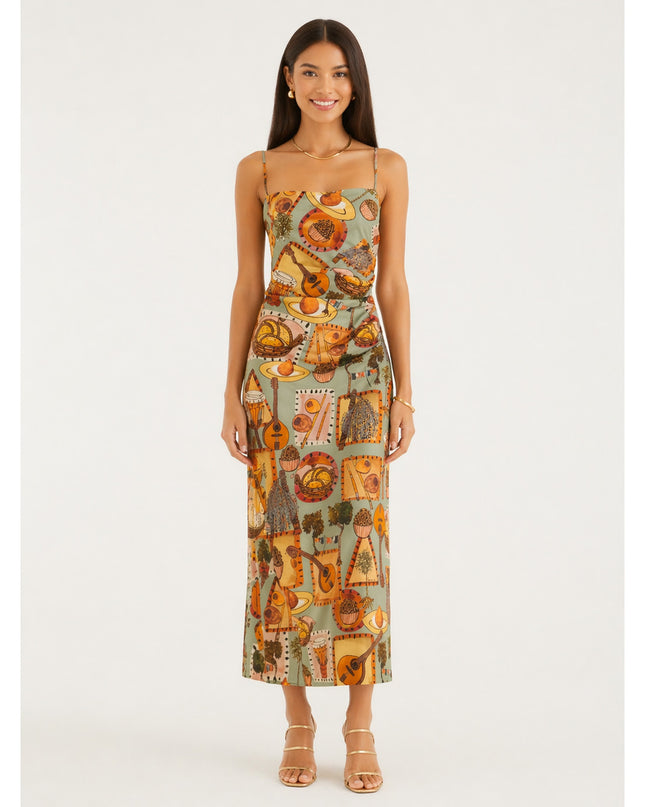 Vestido Farm Alcinhas Boemia