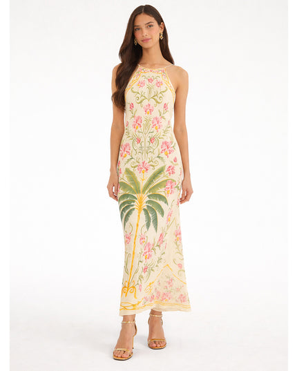 Vestido Farm Longo Floral Nusa