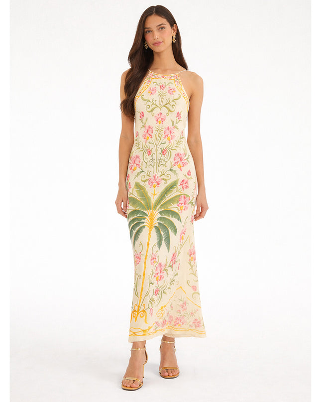 Vestido Farm Longo Floral Nusa