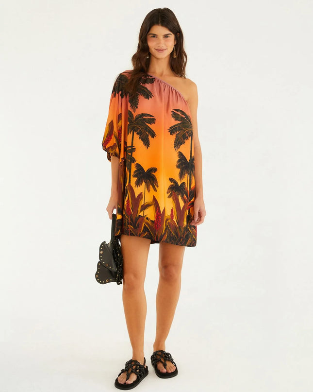 Vestido Curto Estampado Mirante