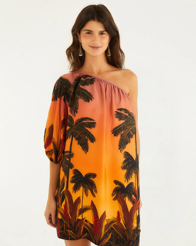 Vestido Curto Estampado Mirante