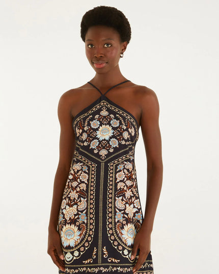 Vestido Curto Estampado Daniela