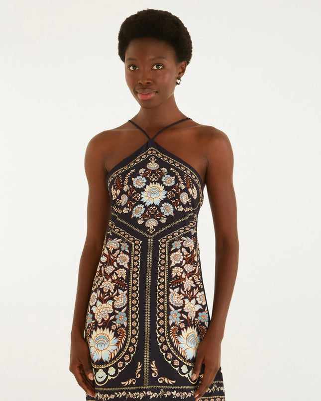 Vestido Curto Estampado Daniela