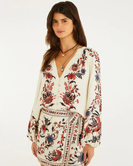 Short Saia Farm Estampado Bohoflor