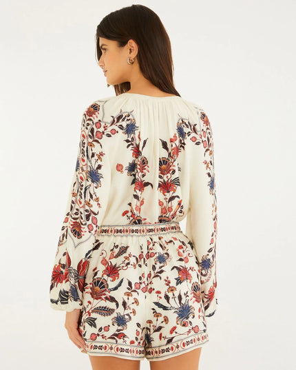 Short Saia Farm Estampado Bohoflor