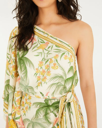 Vestido Curto Estampado Capri