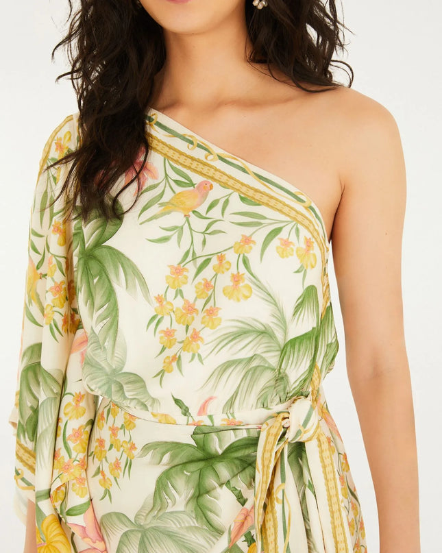 Vestido Curto Estampado Capri