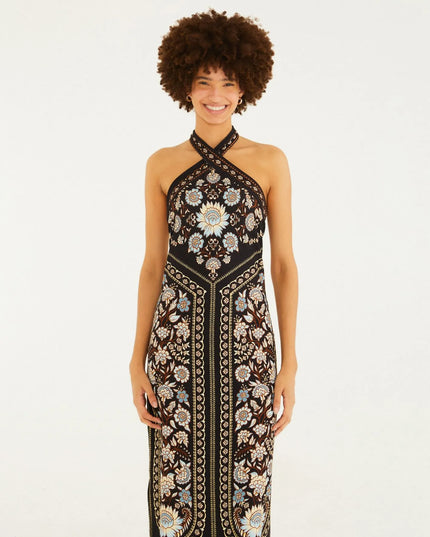 Vestido Farm Midi Estampado Daniela