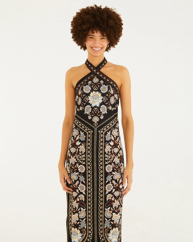 Vestido Farm Midi Estampado Daniela