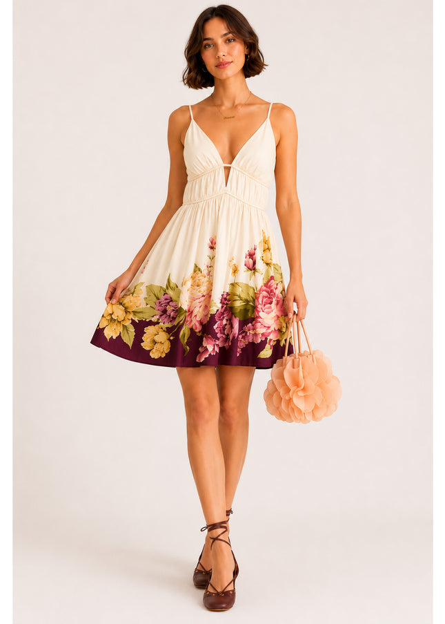 Vestido Farm Curto Versalles