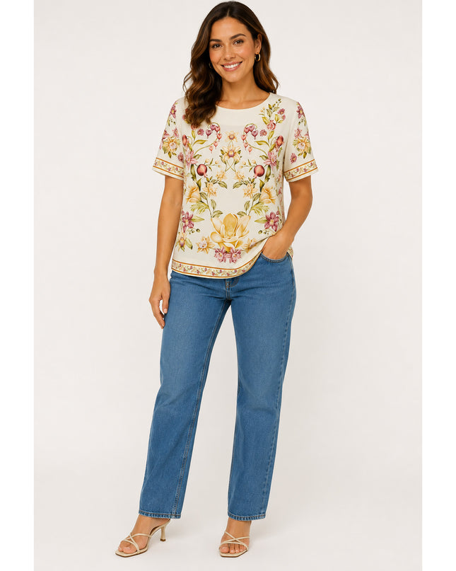 T-shirt Farm Flor De Roma