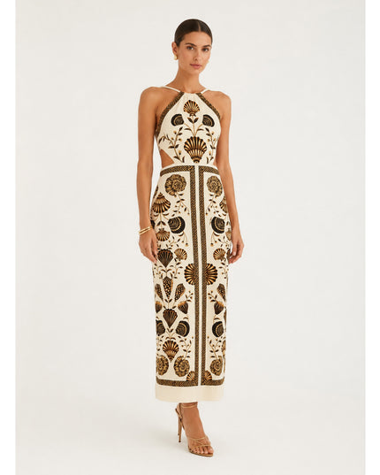 Vestido Farm Midi Sonho De Concha
